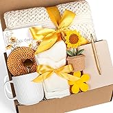 Birthday Gifts for Women, Self Care Get Well Soon Gift Basket for Women, Sending Sunshine Sunflower Thinking of You Care Package for Her, Friendship, Mom, Sister, Best Friend, Wife, Coworker
