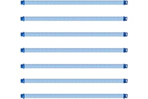 EELLAO 7Pack Pool Vacuum Hose Compatible with Zodiac Mx6, Mx8 Twist Lock Swimming Pool Cleaner Replacement Hoses, 1Meter x 7pcs