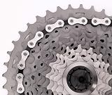 KMC X11 11 Speed Chain Silver Black 118 Links view 3