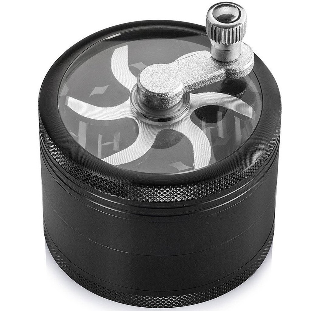 Large Spice Tobacco Weed Grinder4 Pcs 2.5" BEST + Mill Handle NEW 742500881153 eBay