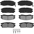 AUTOMUTO D1264 & D1275 Front Rear Ceramic Brake Pads Set fit For 2007-2009 For Chevrolet Equinox,2007-2009 For Pontiac Torrent,2008-2010 For Saturn Vue,2007-2009 For Suzuki XL-7