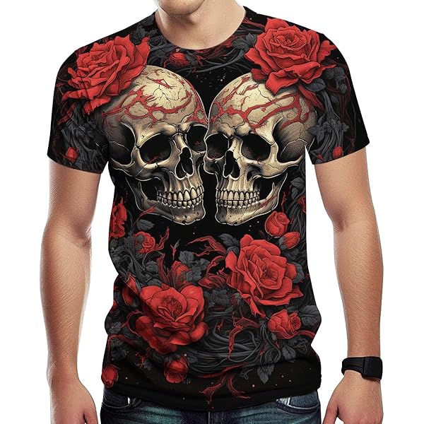 3D ROSE TSHIRTS/3DローズTシャツ Amazon.com: Lurhonp 3D Rose Casual T-Shirt Floral Flower
