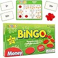QUIZMO Money - Bingo-Style Money Game - 2 Levels of Difficulty for Ages 7-12 - Teach Basic Coin Recognition and Valuation