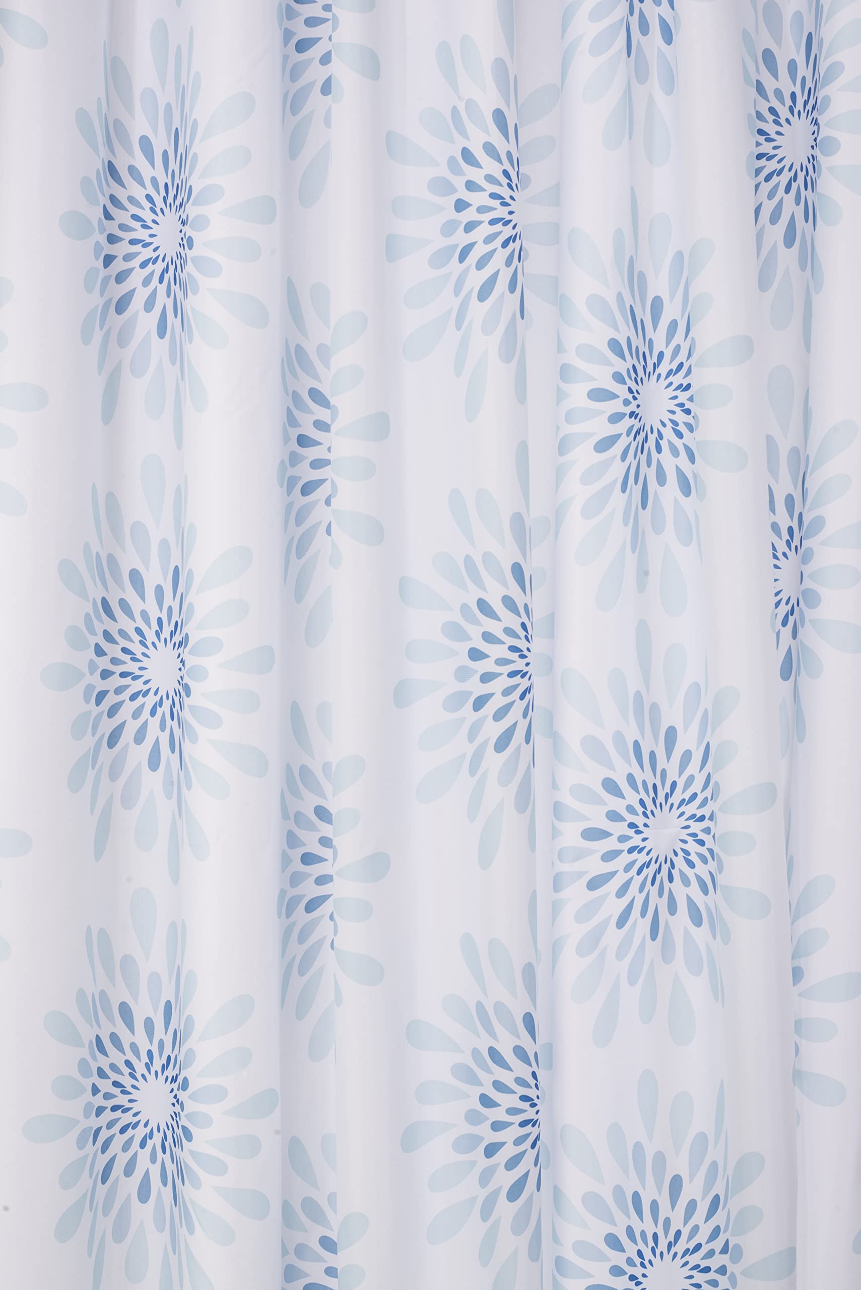 Croydex Splash Water-Resistant Textile Shower Curtain,1800 x 1800mm