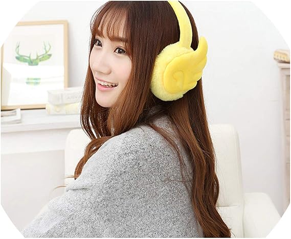 Amazon Co Jp 翼ぬいぐるみ女性冬イヤーマフ暖かい耳マフヘッドフォン女の子イヤーマフイヤホン耳耳ヘッドフォン 服 ファッション小物