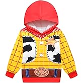 Garperkids Boys Woody Pull Over Hoodie Long Sleeve Cowboys 3D Printed Hooded Sweatshirts Birthday Party Winter Outfit