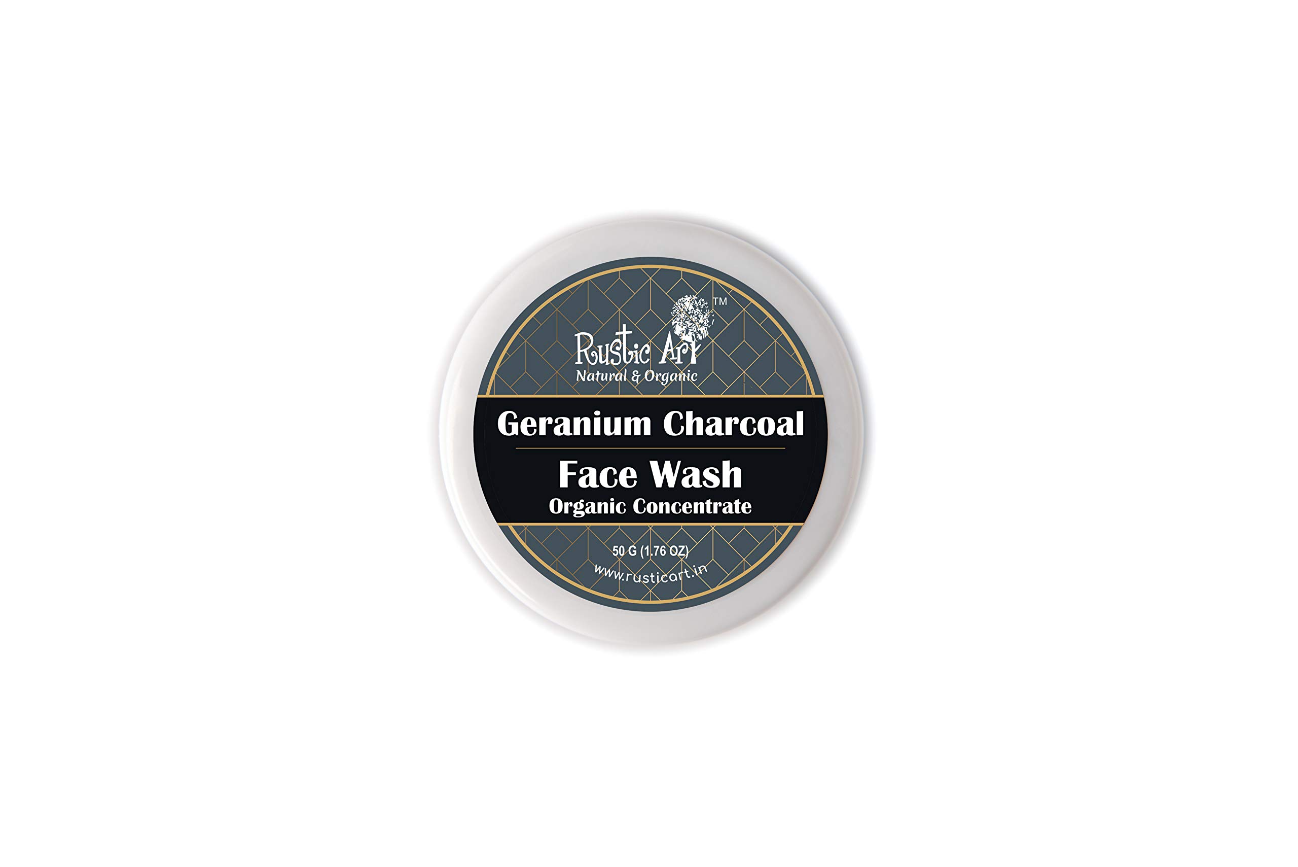 rustic art charcoal face wash