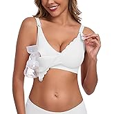 Vinfact Hands Free Pumping Bra Seamless Nursing Pump Bras Comfort Maternity Pumping Bras with Padding, Wireless