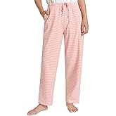 Latuza Women's Petite Pajama Pants Petite Size Cotton Striped Pj Bottoms