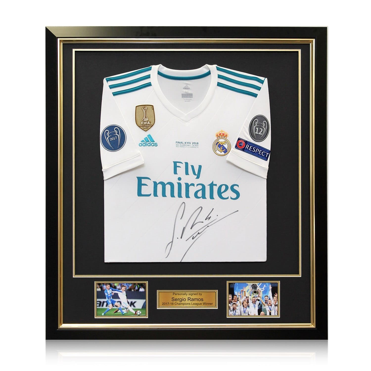 sergio ramos signed jersey