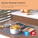 KitchenRaku Extra Large Silicone Worktop Protector Mat 60x40cm Grey view 2