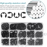 ALAHUGYEF 500 Pcs Circlips Kit 13 Sizes For Circlip Pliers External Internal view 3