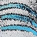 Haperlare 16 X 16 inch Blue Sequin Pillow Cover Mermaid Sequin Pillow Cover Reversible Sequin Pillow Case for Home Party Decorations Best Gifts Lake Blue and Silver Insert not Included