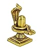 MESSING SHIV LING Shiva Linga Mit Nandi Idol Statue Figur Prunkstück
