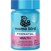 Mama Bird - Prenatal Multi+ (30 Servings) Prenatal Vitamins for Women - 30+ Essential Nutrients, Baby Brain Health - Methylfolate &amp; Probiotics, Methylated Multivitamin - Vegan, Gluten Free, Non GMO
