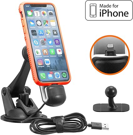 Amazon Com Apple Mfi Certified Chargedock Magnetic Vehicle
