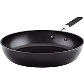 KitchenAid 84802 Hard Anodized Nonstick Frying Pan/Skillet, 12.25 Inch - Onyx Black
