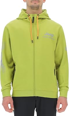 Felpa con Zip Uomo