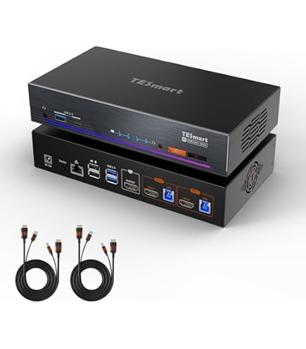 Amazon.com: TESmart KVM Switch 16 Port HDMI | 4K 30Hz Ultra HD