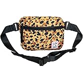Lola California Sleek Hippie Waist Crossbody Fanny Pack Nylon Bag