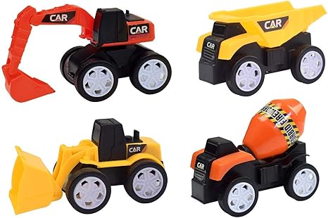 Amazon Lehii おもちゃの車 幼児 男の子 子供用 プルバック ハロウィン トラック 車 パーティーの記念品 子供用 建設 誕生日パーティー用品 ミニ玩具 車 幼児 男の子 女の子 4個 鉄道模型 通販