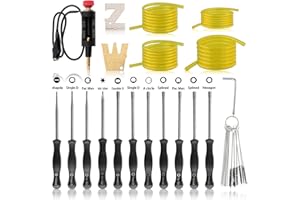 11 PCS Carburetor Adjusting Kit with ZT-1 500-13 Metering Lever Tool for Homelite STIHL, Poulan Chainsaw, Husqvarna MTD Ryobi
