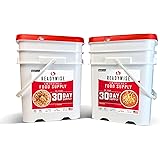 ReadyWise 30-Day Emergency Food Supply | 2 Buckets | 1,800 Calories Per Day | 50G Protein Per Day