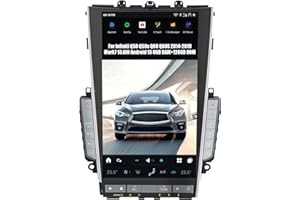 AUCARAUTO AuCar 2025 Latest Mark 7 Android 13 Car Radio Head Unit for Infiniti Q50 Q50S Q60 Q60S 2014-2019, 13.6 Inch New T-S