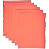 Amazon Basics Durable Multicolor 3-Ring Binder