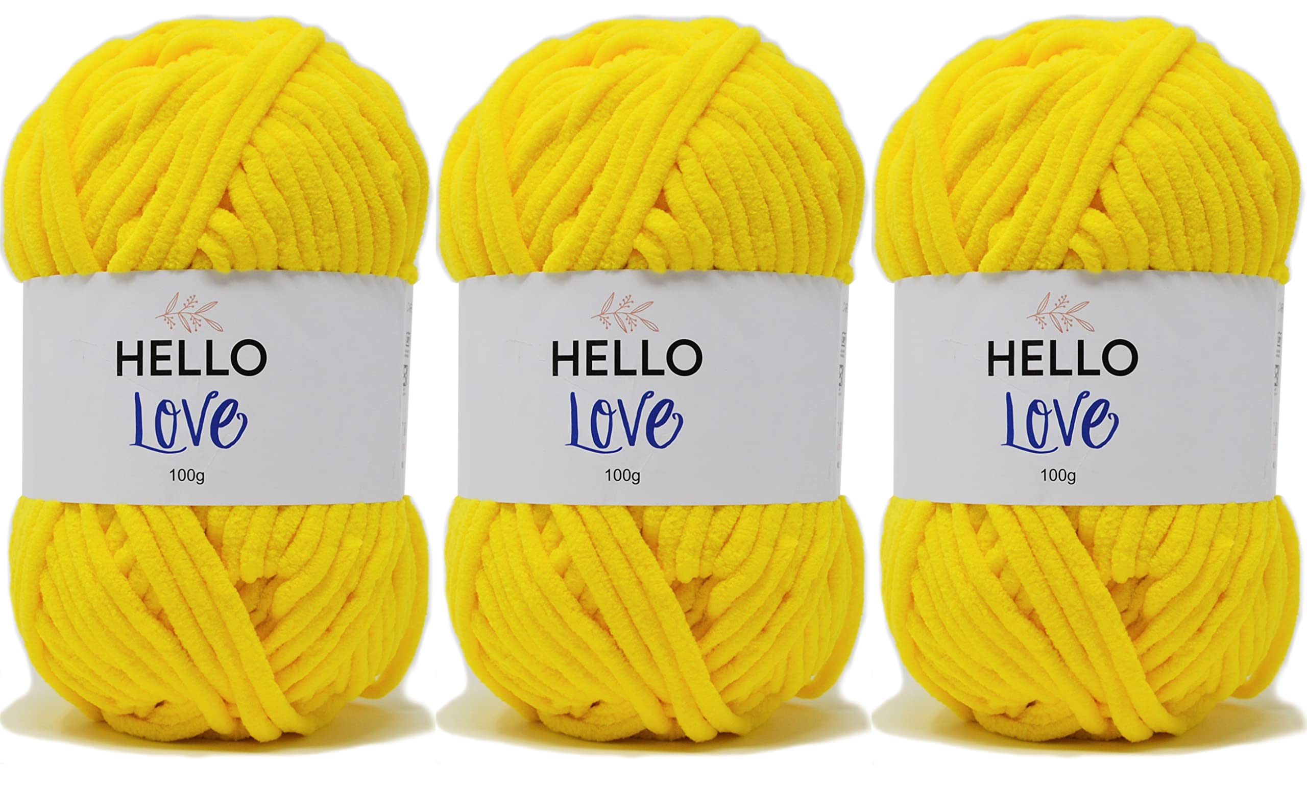 Hello Love - Baby Blanket Yarn 300g - School Yellow