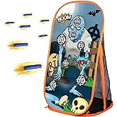 Quanquer Toy Foam Blasters Shooting Practice Target Compatible with Nerf Toy Blasters - Zombie Shooting Target Game with Net - Ideal Shooting Games Toy Gift for Boys Girls Indoor Outdoor Activity