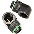 Corsair Hydro X Series 45° Rotary Adapter Twin Pack- Black