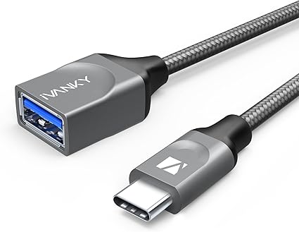 Amazon Co Jp Ivanky Usb Type C 変換アダプタ Usb C オス To Usb A 3 1 3 0 メス 変換ケーブル Cタイプ Otgケーブル 高速データ転送 Type C端子対応 cm 家電 カメラ