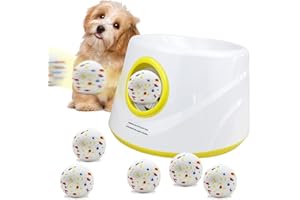 Magicorange Automatic Dog Ball Launcher, Interactive Dogs Balls Thrower for Small and Medium Dogs,Dog Fetch Machine (Lime Green)