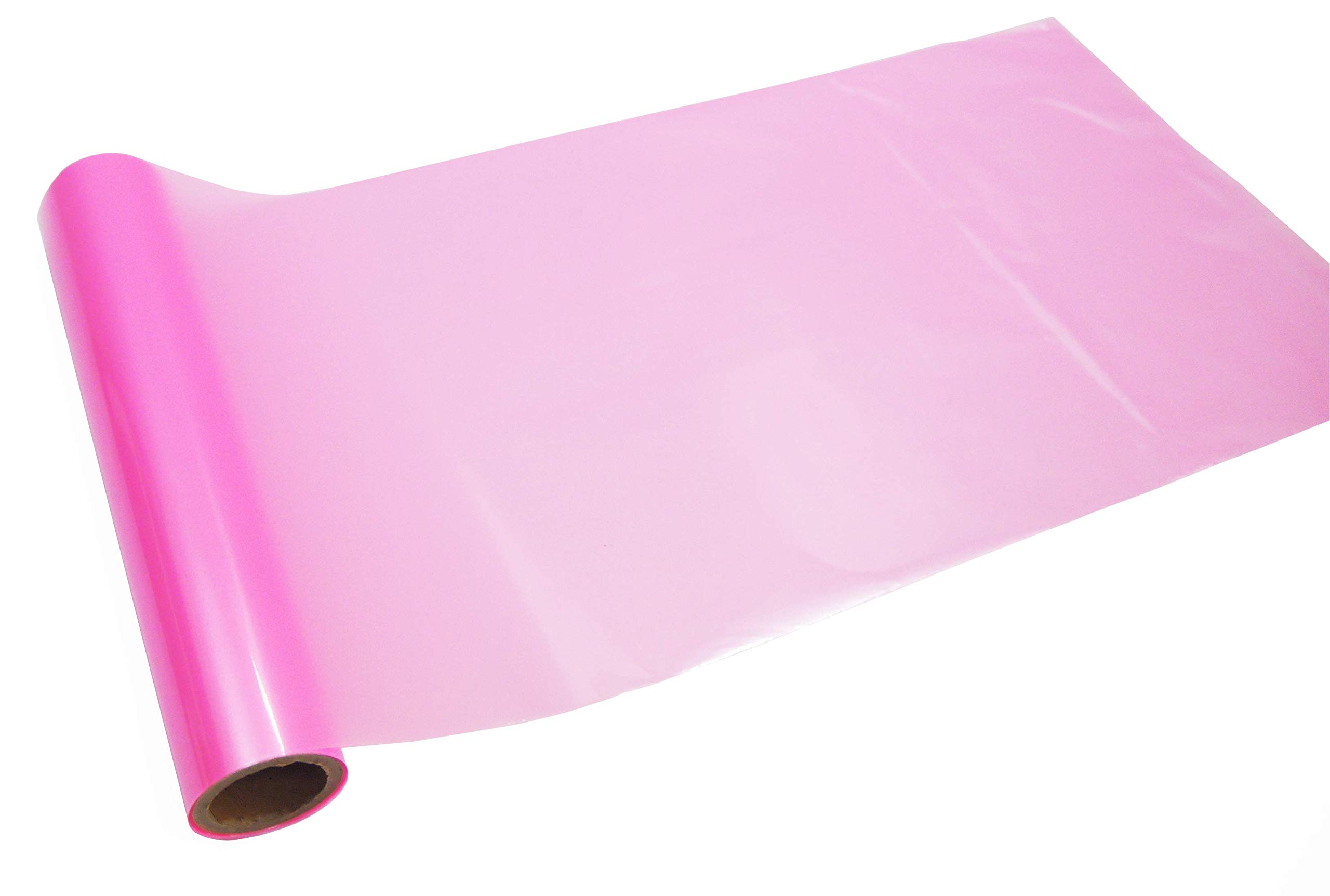 KINGTOOL Hot Foil Paper, Hot Foil Roll Used with Hot Foil Pen (7.87"x197" (20cm x 5Meter), Shimmer Hot Pink)
