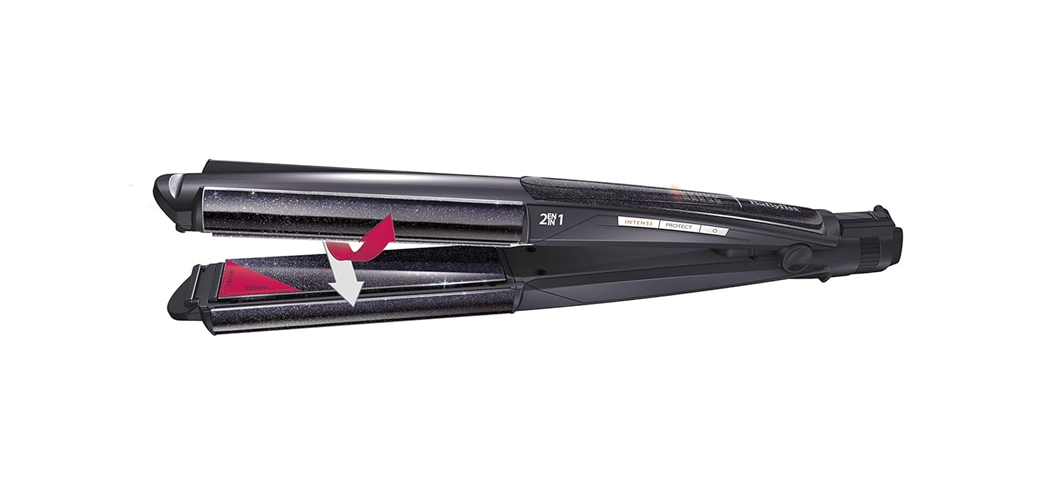 BaByliss Diamond Slim – Plancha de pelo profesional  alisa y riza