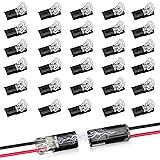 30Pcs Double-Wire Plug-in Connector Led Light Strip