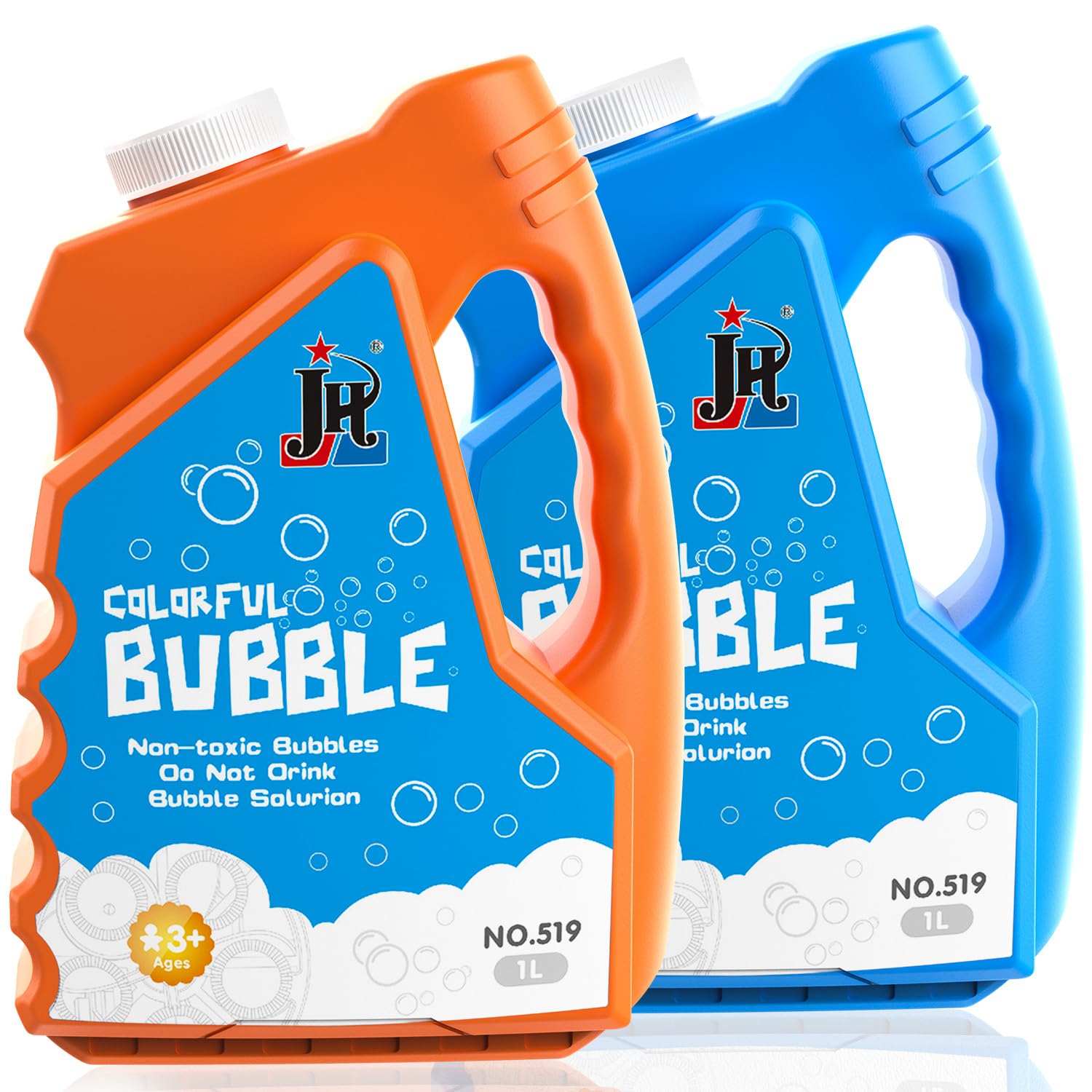 EagleStone 67 OZ Bubble Concentrated Solution (Up to 5 Gallons) – Bubble Solution Refill for Bubble Machine, Gun, Wand, and Mower – Bubbles Toys for Parties, Easter, Weddings, Outdoor Play