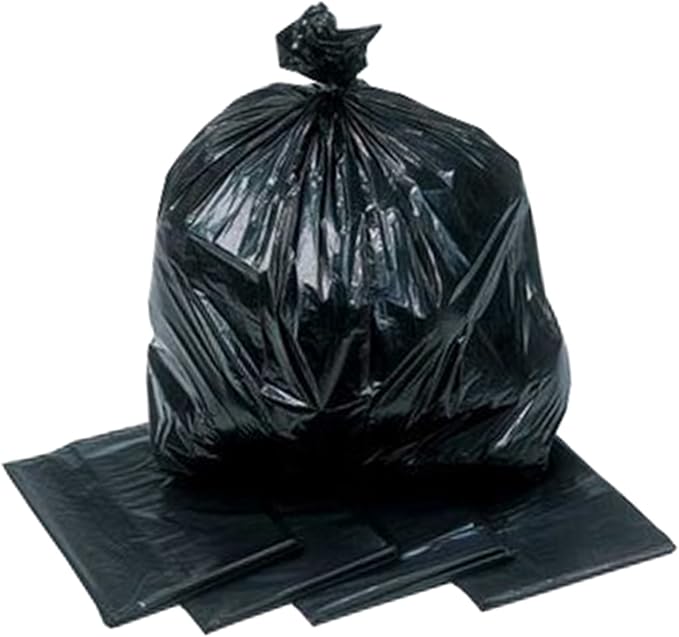400 HEAVY DUTY BLACK REFUSE SACKS BIN BAGS 160 GAUGE SIZE 29'' x 18