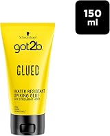 Schwarzkopf got2b Glued Spiking Glue Hair Gel 150ml Pack of 6 Water Resistant view 2