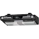 Jensen&reg; Under Cabinet Kitchen Bluetooth Home Music System - Clock FM Radio - Includes Mounting Hardware - Black Edition