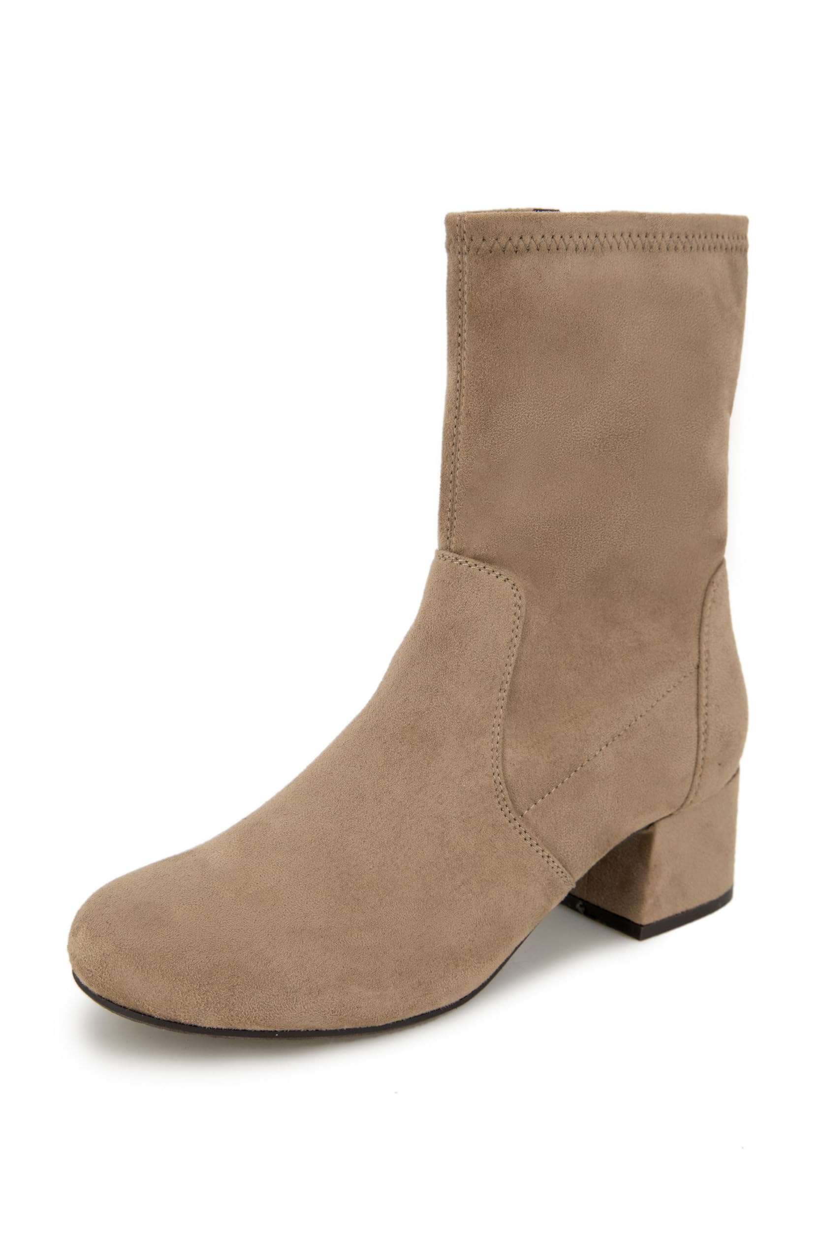 Kenneth Cole REACTION Women’s Road Stretch Ankle Boot, Taupe (Mushroom), 5.5