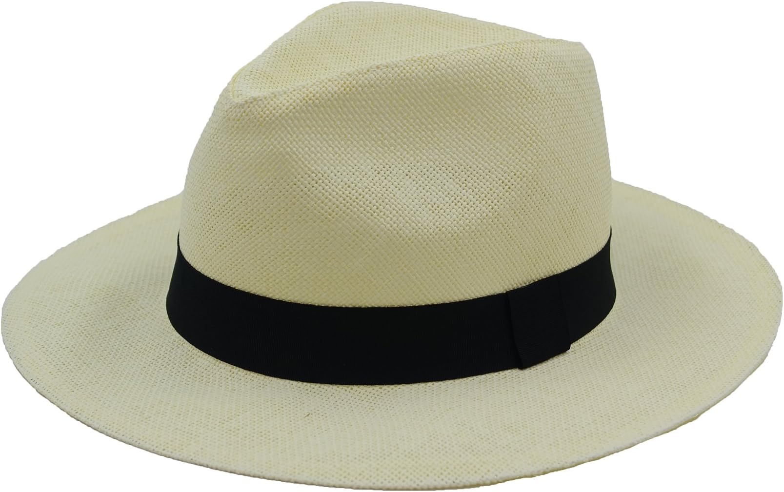 Melesh Summer Sun Paper Straw Fedora Classic Panama Hat