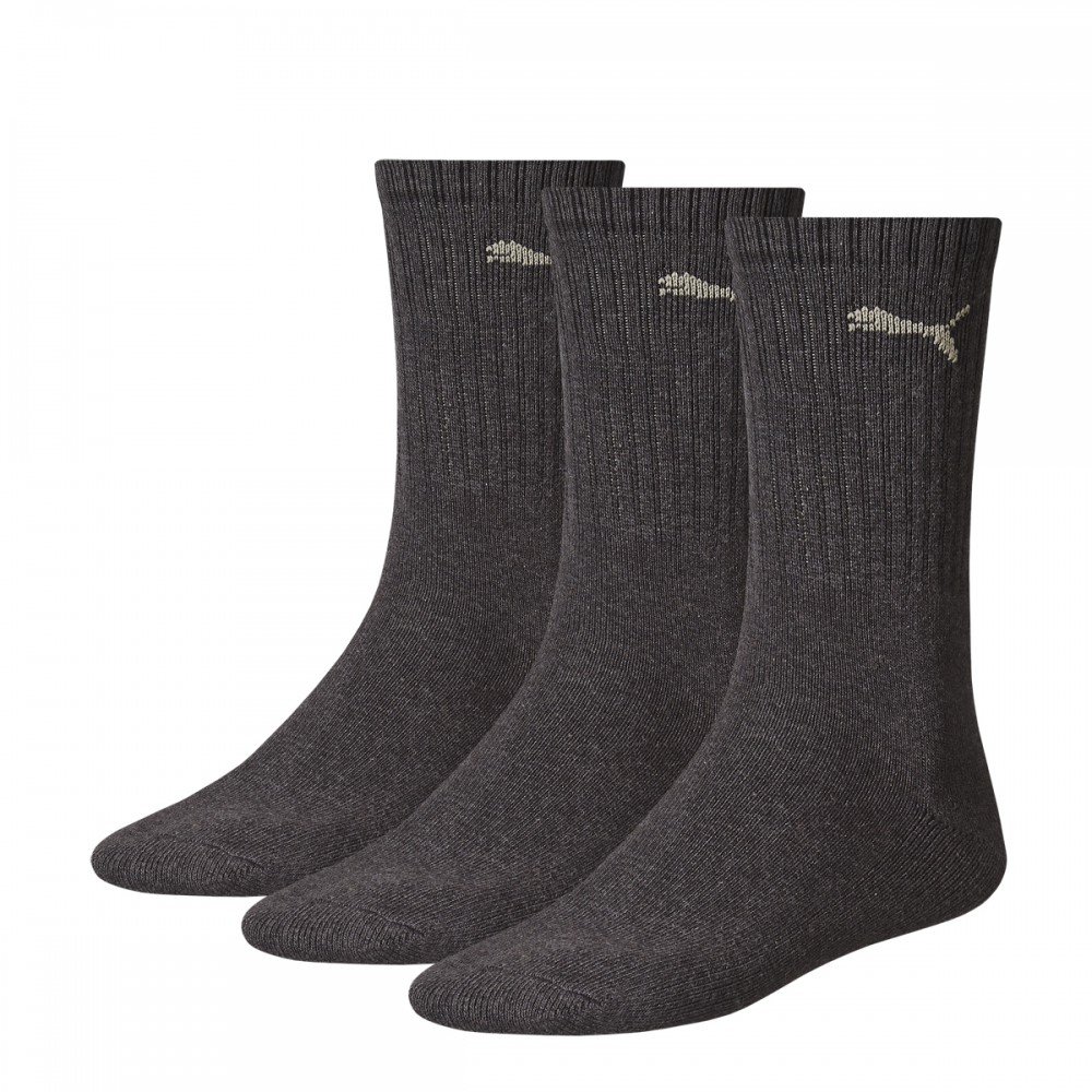 Puma Men's Socks - Sport (3-Pack) - Anthracite - 9-11 7312