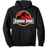 Jurassic Park Distressed Vintage Logo Hoodie Pullover Hoodie