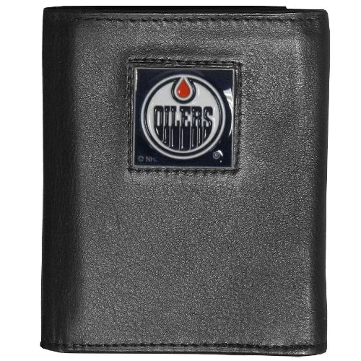 Siskiyou Sports NHL Edmonton Oilers Genuine Leather Tri-Fold Wallet — image 1