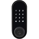 Amazon Basics Grade 2 Contemporary Electronic Touchscreen Deadbolt Door Lock - Matte Black