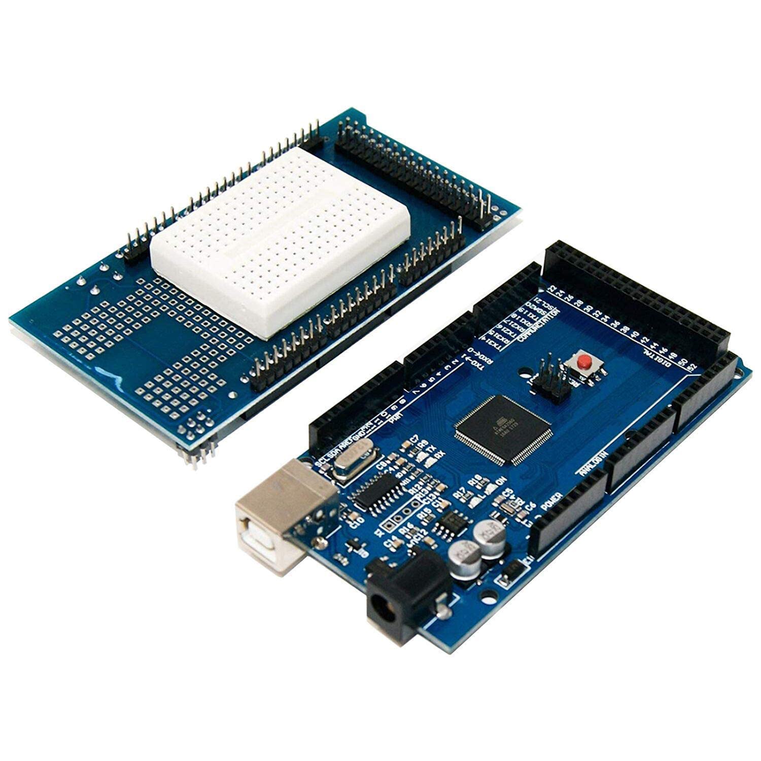 AZDelivery AZ-MEGA2560-Board Bundle with Prototype Shield including eBook