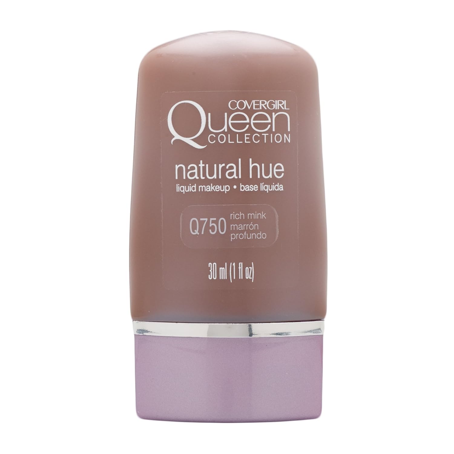 COVERGIRL Queen Natural Hue Liquid Makeup Rich Mink 750, 1 Oz (packaging may vary)