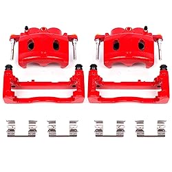 Power Stop Front S4918A Pair of High-Temp Red